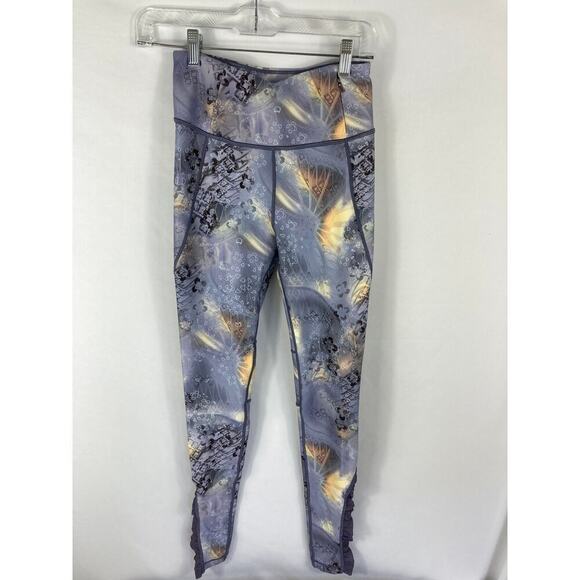 Calia by Carrie Underwood Urban Mosaic High Waist Ruched Legging Size Small - Picture 3 of 6